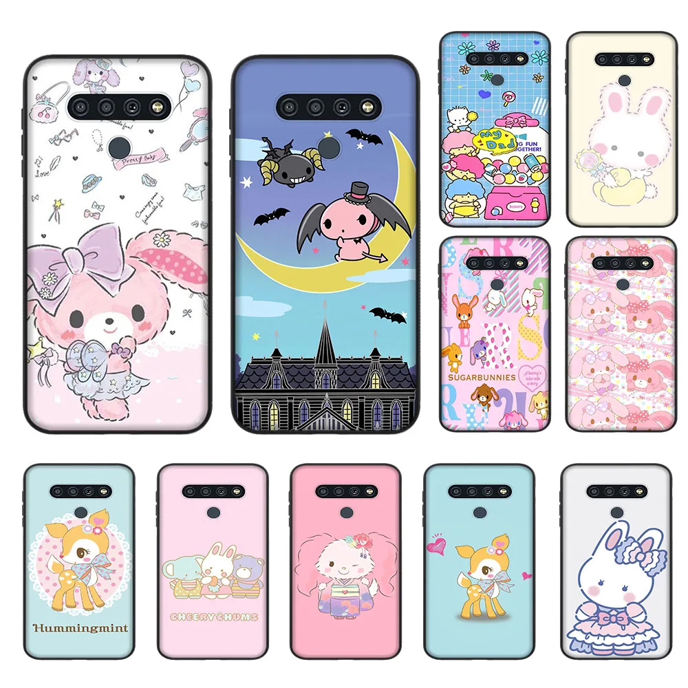 Sanrio Other Character Cover for Realme 8 8I 9I C11 C20 C20A C21 C21Y C25Y C25S C25 C12 C30 C31 C33 Pro Black Phone Case