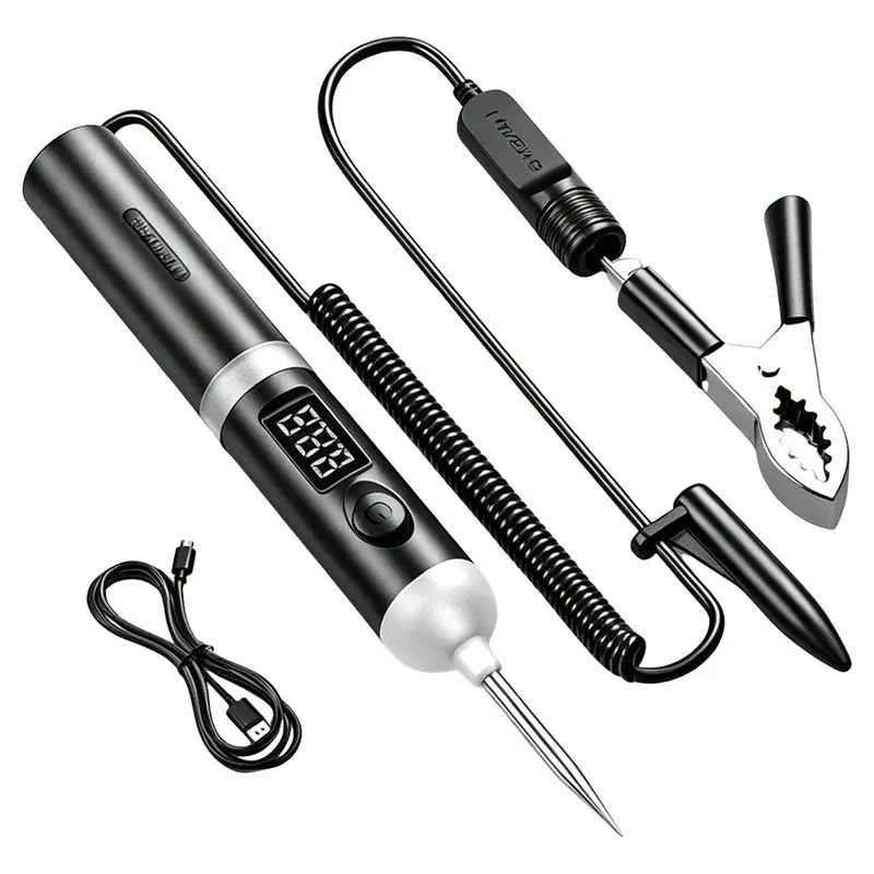 Car Truck Voltage Circuit Tester DC 6-24V Digital LED Probe Test Pen Measuring Tool For Auto Diagnostic Repair Function-Boom