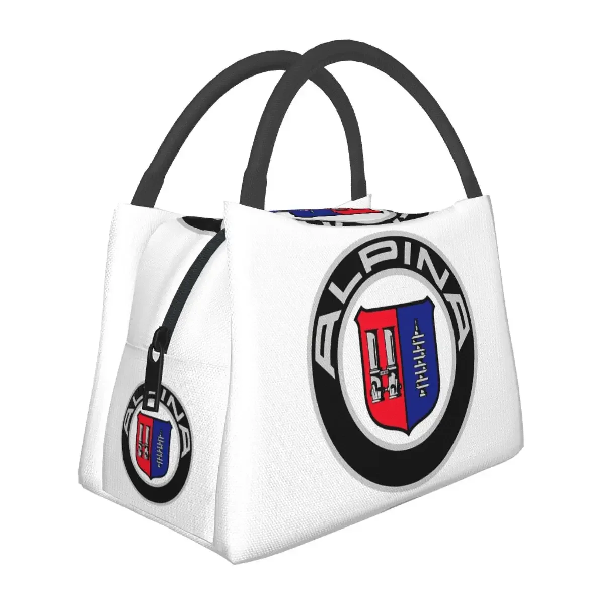 

Fashion multi-functional handbagAlpina - Classic Car Logos Lunch Bags Insulated Bento Box Resuable Lunch Tote Picnic Bags Cooler