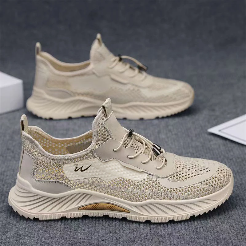 Men's summer breathable and comfortable hiking shoes, one foot sports and leisure mesh outdoor running shoes