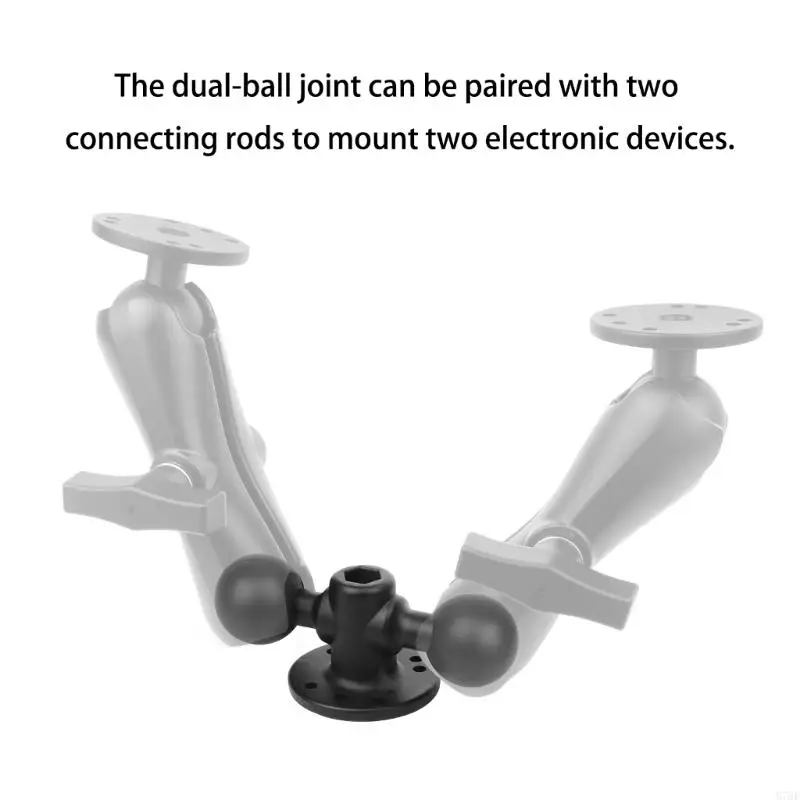 M76E Fish Finder Mounting Base with Form, 1.5 Inch 38Mm Round Base for View Adjustment, Fixed Placement, and Clearer Screen