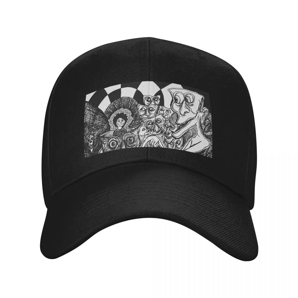 

Grateful N' Happenin' Baseball Cap Golf black Sunhat golf hat genuine Women's Beach Visor Men's