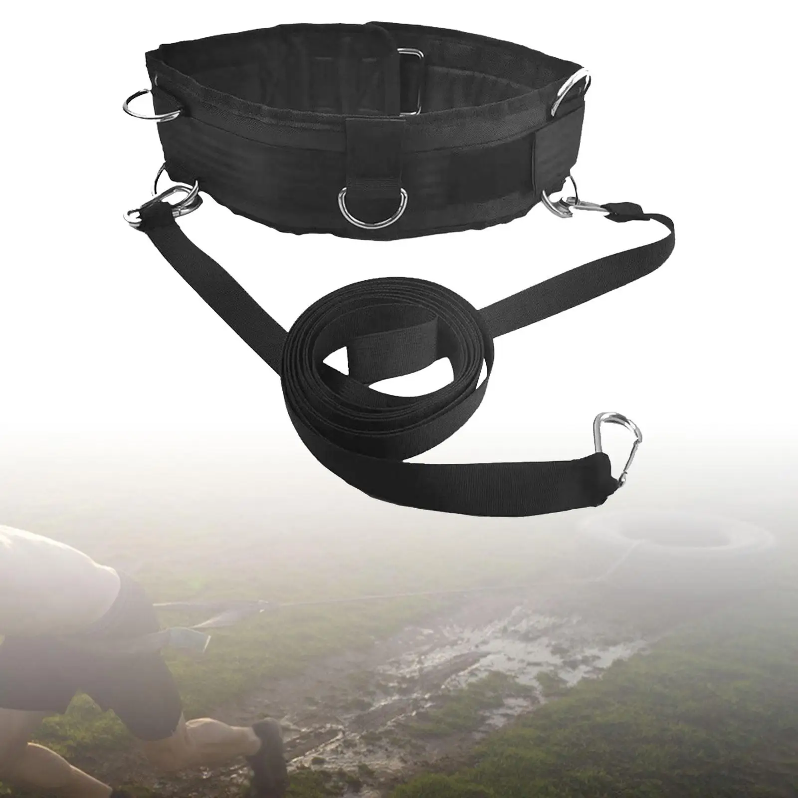 Sangle de traction pour entraînement en salle de sport, sangle de poulie de musculation avec anneaux pour football, baseball, boxe, soccer, MMA