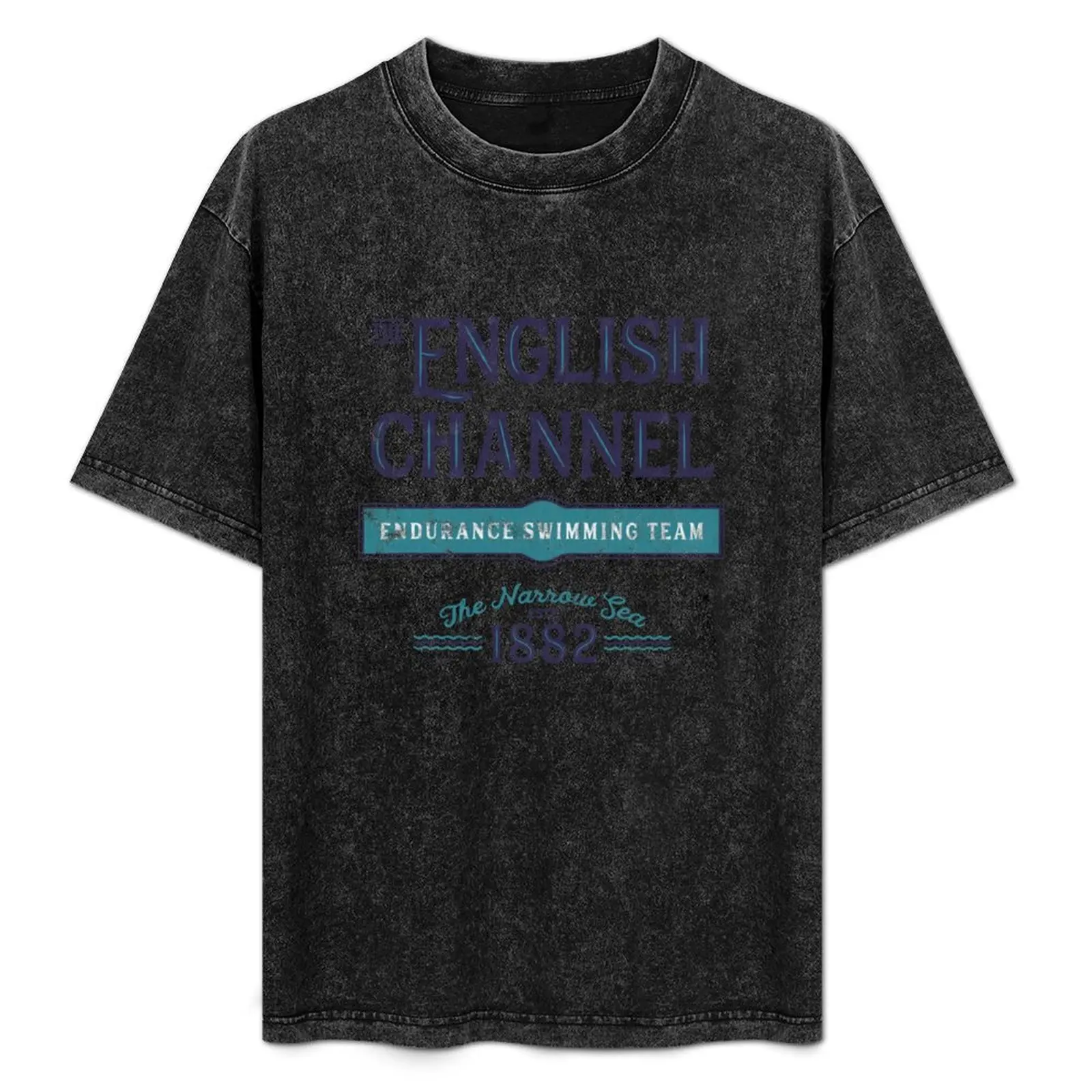 The English Channel Endurance Swimming Team T-Shirt quick drying plus sizes customizeds mens plain t shirts