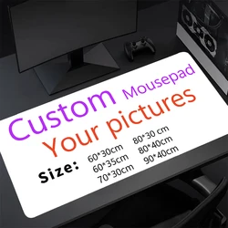 Custom Print Mouse Pad Diy Large Playmat Gaming Customized Mat XXL Size Gamer Office Mousepad Keyboard OEM Logo Anime Desk Mats