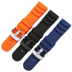 24mm Silicone watch strap for Luminox XS3749 3789 3741 3745 Men's Waterproof sports Bracelet Belt Watch Accessories