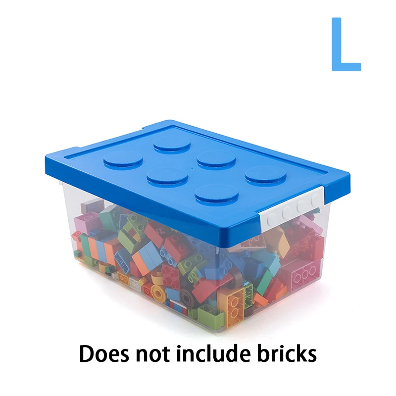 Bouwsteenopbergdoos voor kinderen Speelgoedorganisator Stapelbare blokkoffer Container Boeken Stationaire houder Diversen Snackcontainer