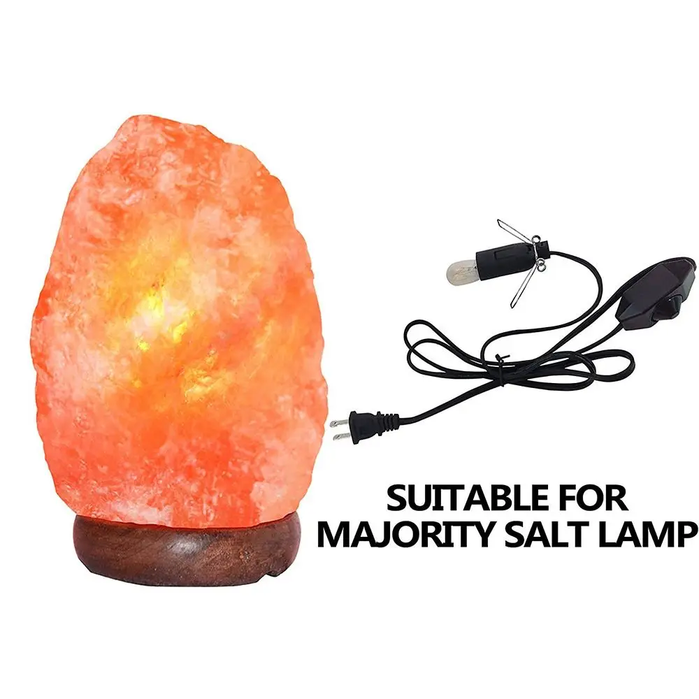 Salt Lamp Cord and Bulb with Dimmer Switch,Original Replacement Cord Bulb for Salt Rock Lamps