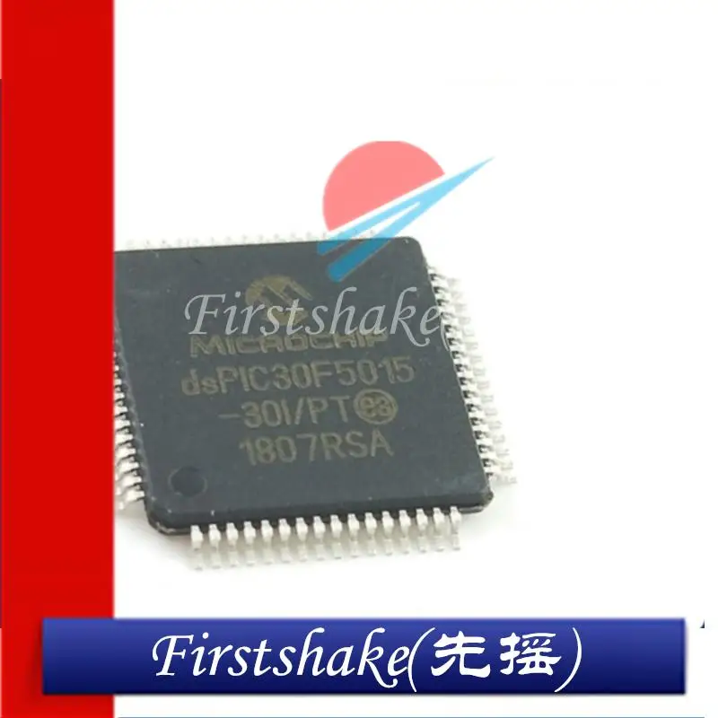 1Pcs/Lot DSPIC30F5015-30I/PT QFP64 Microcontroller IC 16-bit IC Chip