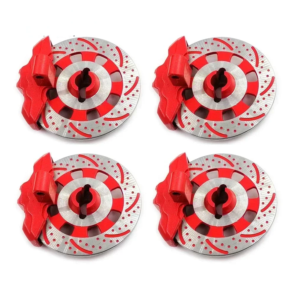

4PCS Aluminium Alloy Mental Brake Disc Drive Hub for 1/7 Trxs Unlimited Desert Racer UDR 8569 RC Car Accessories