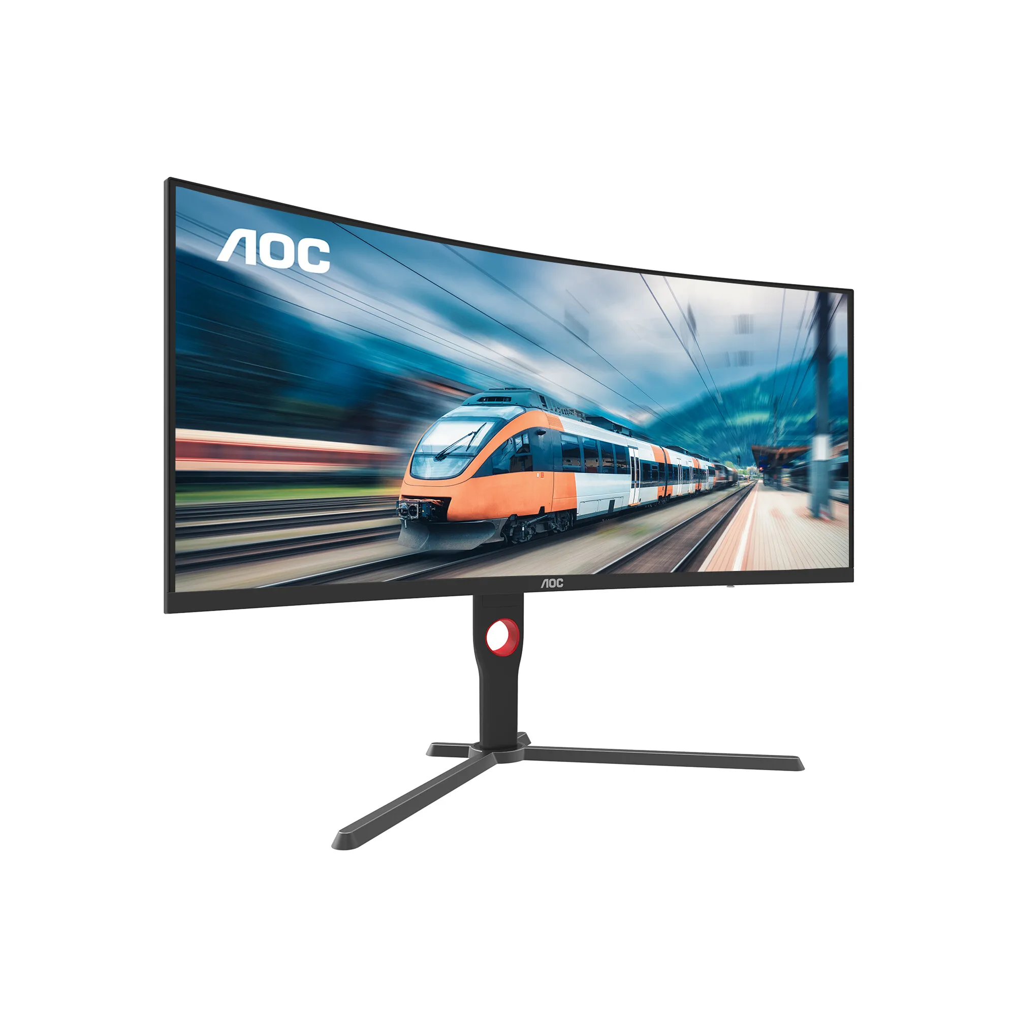 AOC CU34G3X 34inch VA WQHD 180Hz Gaming Monitor Adaptive-Sync HDR10 1500R Curvature SCREEN 180Hz 99% SRGB PC DESKTOP DISPLAY