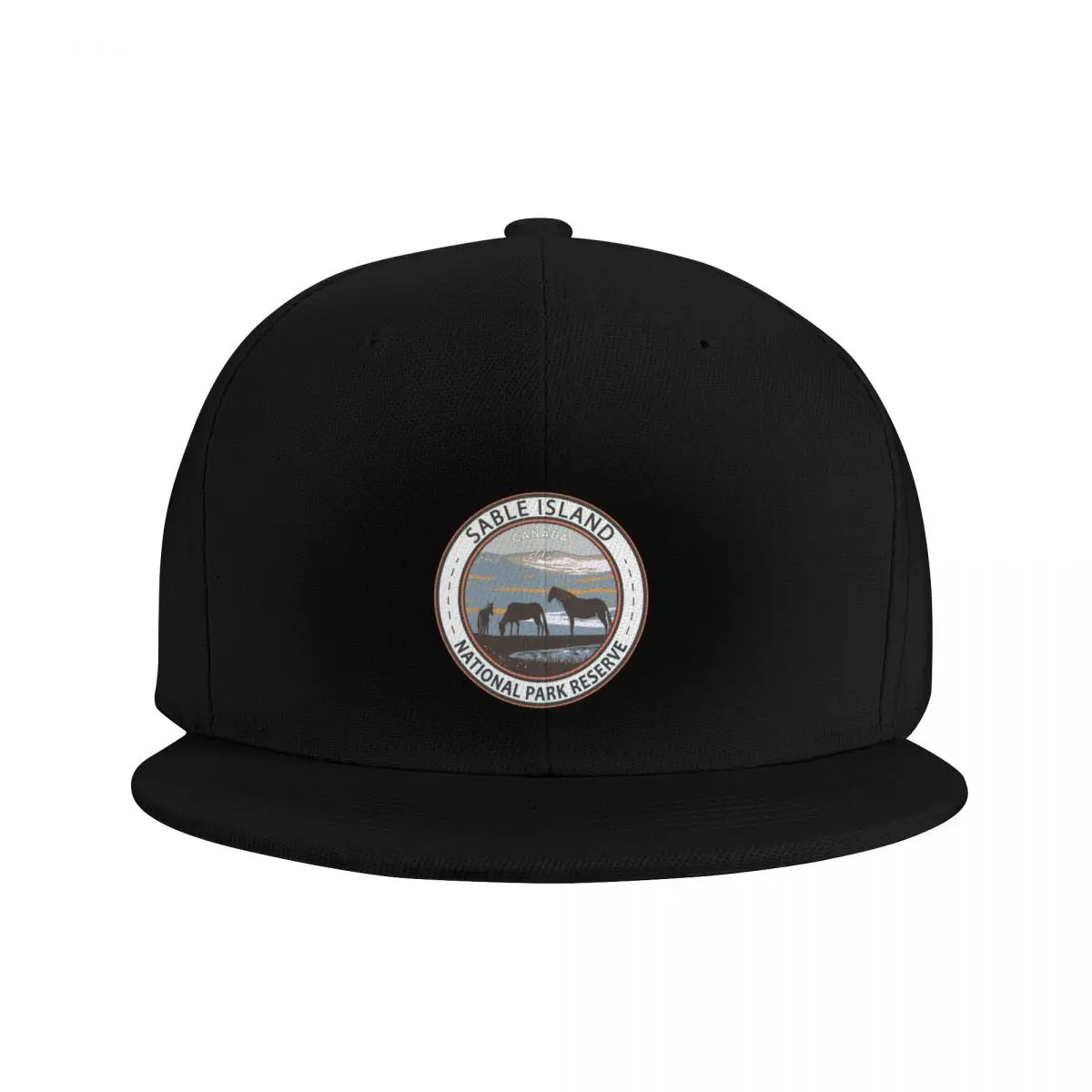 Sable Island National Park Reserve Canada Vintage Badge Baseball Cap Streetwear Luxury Brand Mens Hats Women's