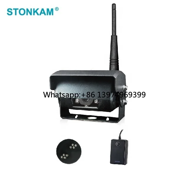 2.4GHz Digital Wireless Backup Camera System With Auto Shutter Dustfproof Waterproof Auto Heater Cold Weather Resistant