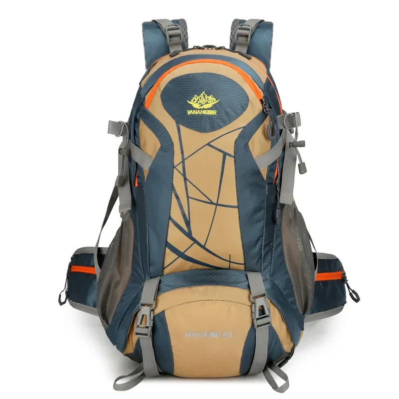 Mochila de montaña de 40 litros para hombre y mujer, bolsa deportiva para actividades al aire libre, impermeable, para acampada y senderismo bajo la lluvia.