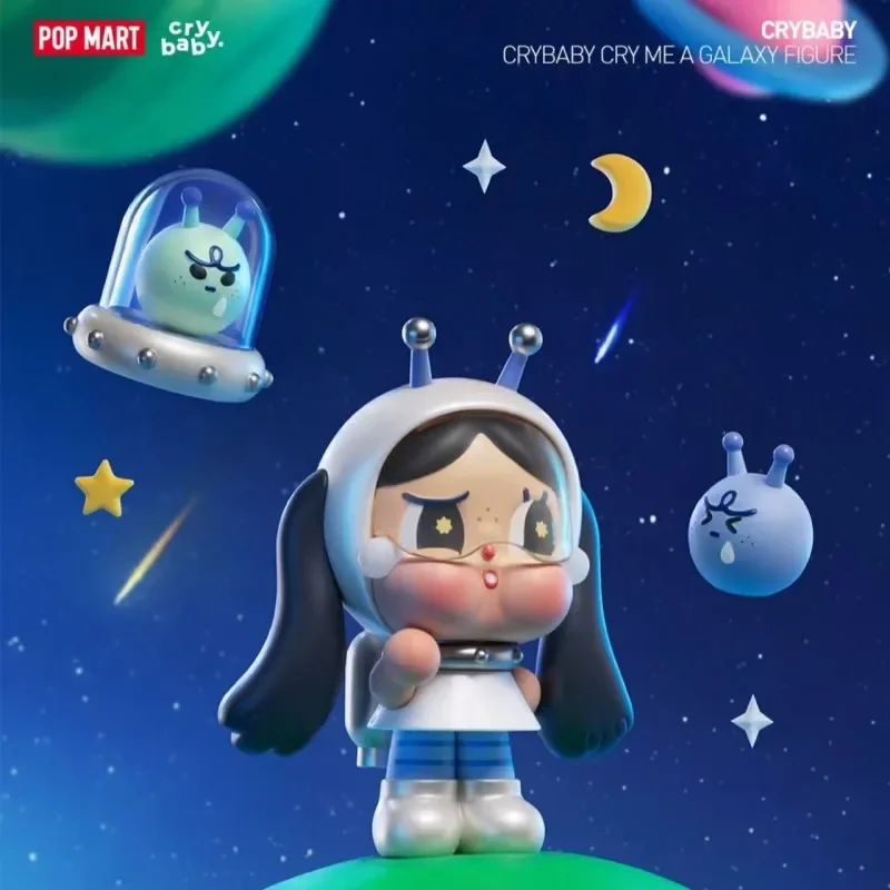

POP MART CRYBABY CRY ME A GALAXY Series Original Blind Box Surprise Mystery Box Cute Anime Action Figure Ornaments Figurines