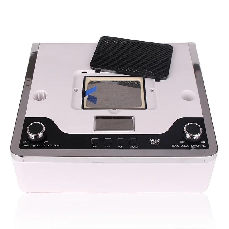 free shipping 4 in 1 Electric Nail Drill Machine with 30000RPM Handpiece Dust Vacuum Suction 108W LED UV Lamp Electric Nail File
