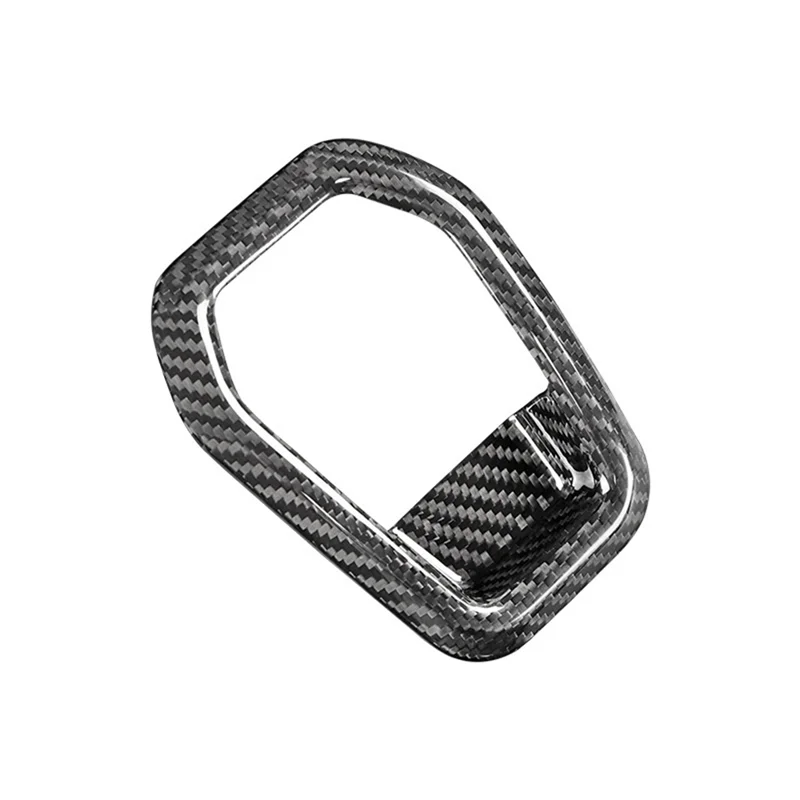 

Modification Accessories Real Carbon Fiber Car Seat Handle Cover For Ford Mustang 2024 Interior Trim Sticker