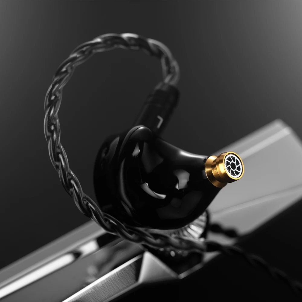 Celest Wyvern Black Remaster 10mm LCP 2.0 Diaphragm Custom Dynamic Driver in Ear Earphones with MIC Cable Headphones - Image 4