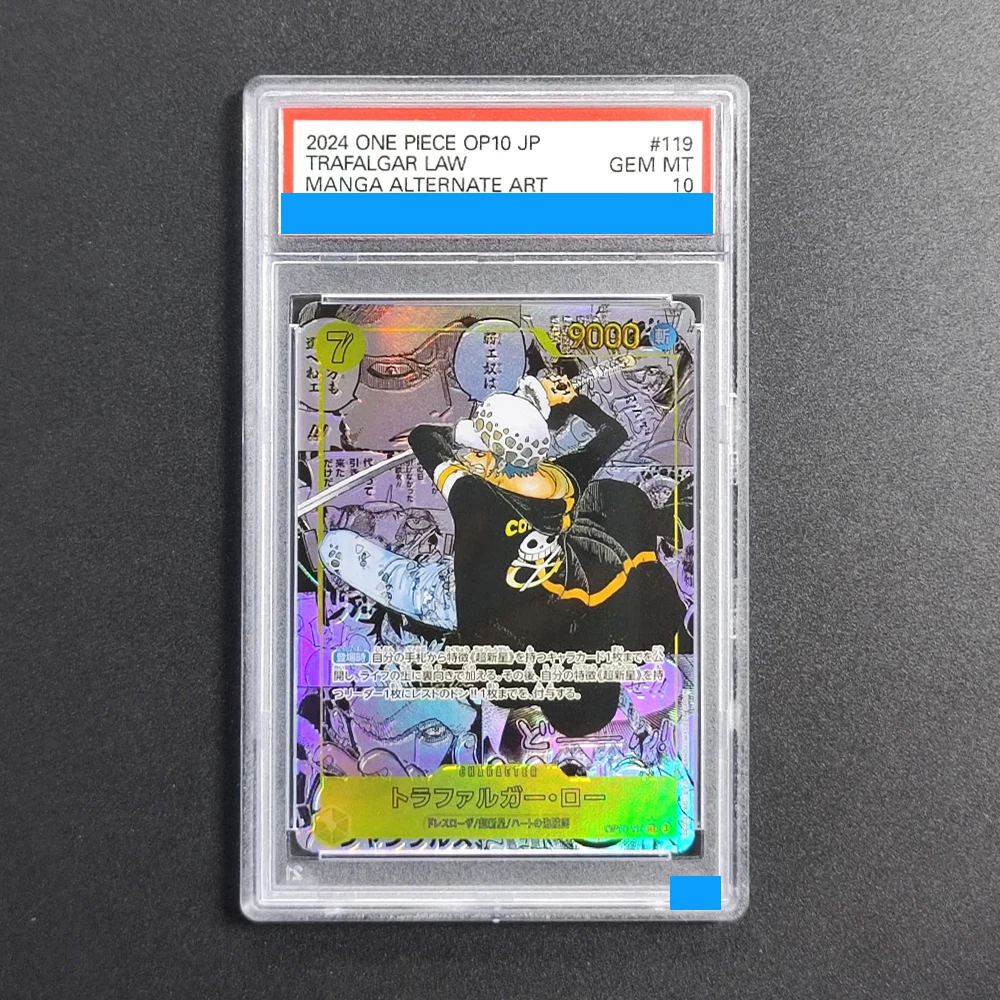

Proxy DIY 2024 ONE PIECE Card OP10 JP TRAFALGAR LAW MANGA ALTERNATE ART 119 Rating Card 10 Mt 10 Card Labels Gift Cards Toys