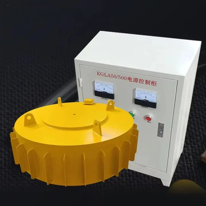 Round Shape Suspended Dry Type Magnet Magnetic Separator Mineral Hanging Electromagnetic Iron Remover for Conveyor Belts