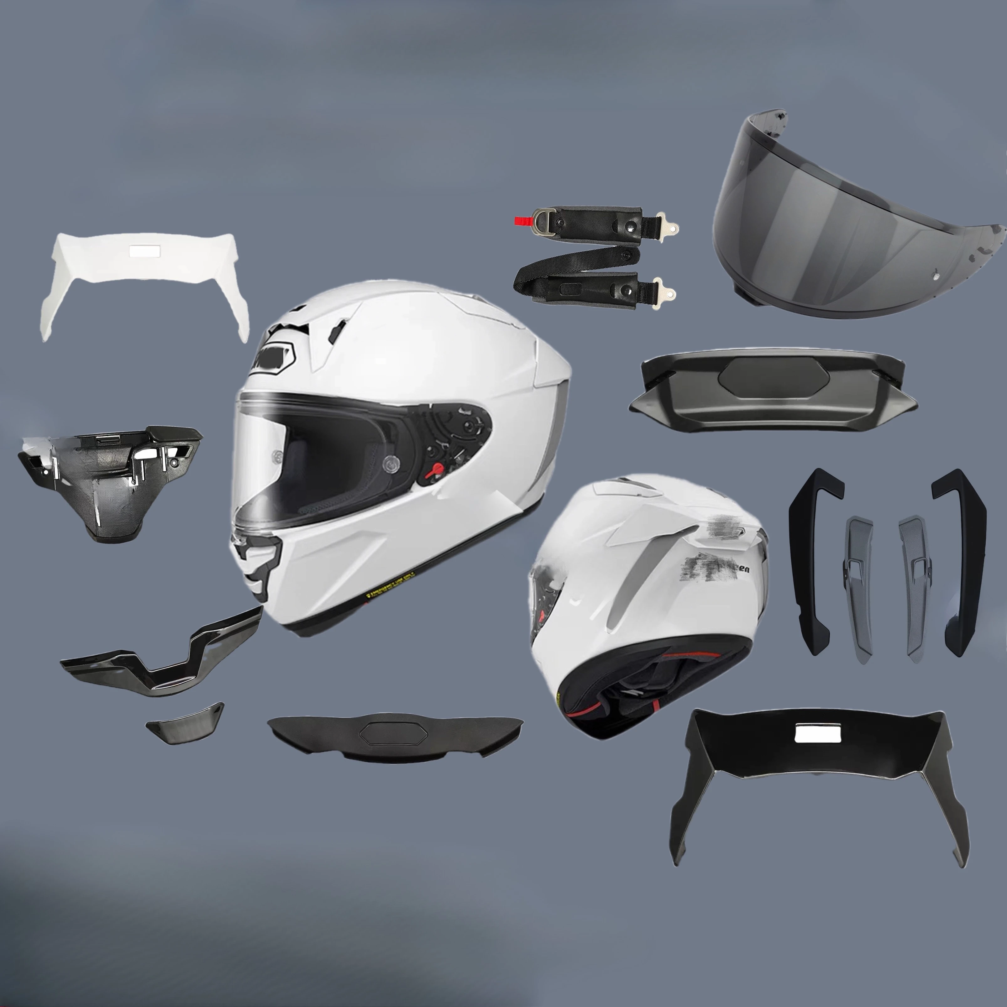 

Для SHOEI X15 хвостовые линзы воздуховода, верхнее окно, аксессуары для шлема, линзы x15, аксессуары для шлема