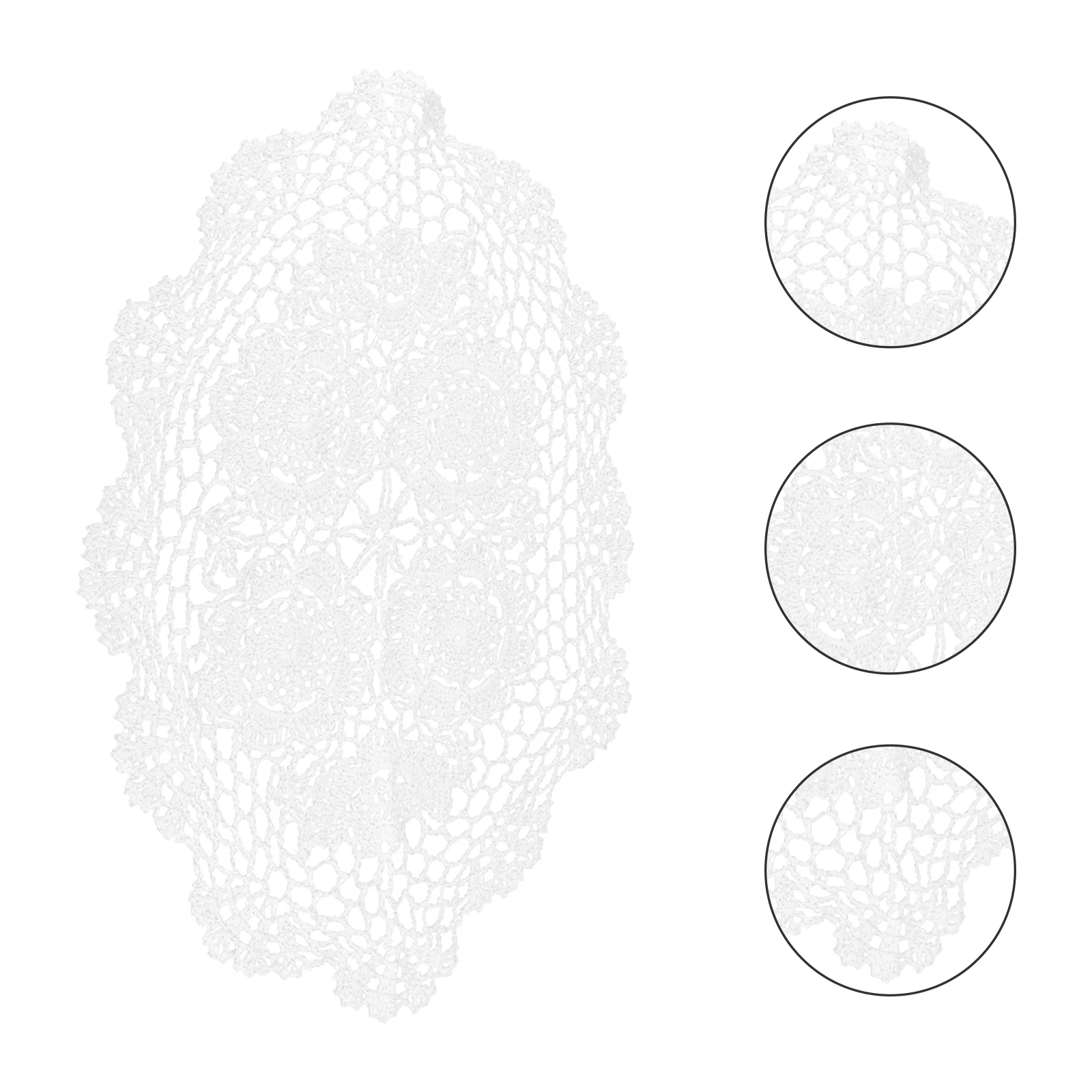 

1pc Pure Cotton Woven Placemat Style Table Mat For Home Wedding Hotel Decor Handmade Bowl Pad Reusable Dish Mat