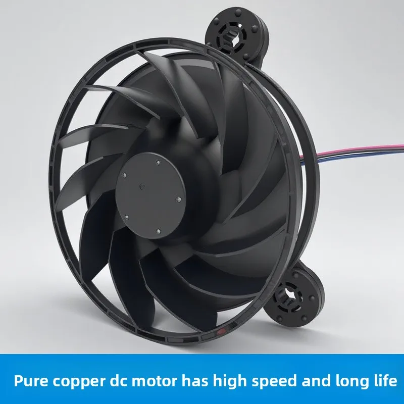 12035 DC Cooling Fan DC12V 24V Double Ball Large Air Volume Refrigerator Home Appliances Industrial Cabinet Fan