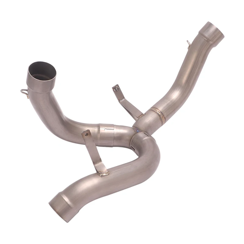 Slip On Motorcycle Exhaust System Escape Titanium Alloy Mid Link Pipe  For Ducati Multistrada 1200 S Sport / Touring 2010 - 2014