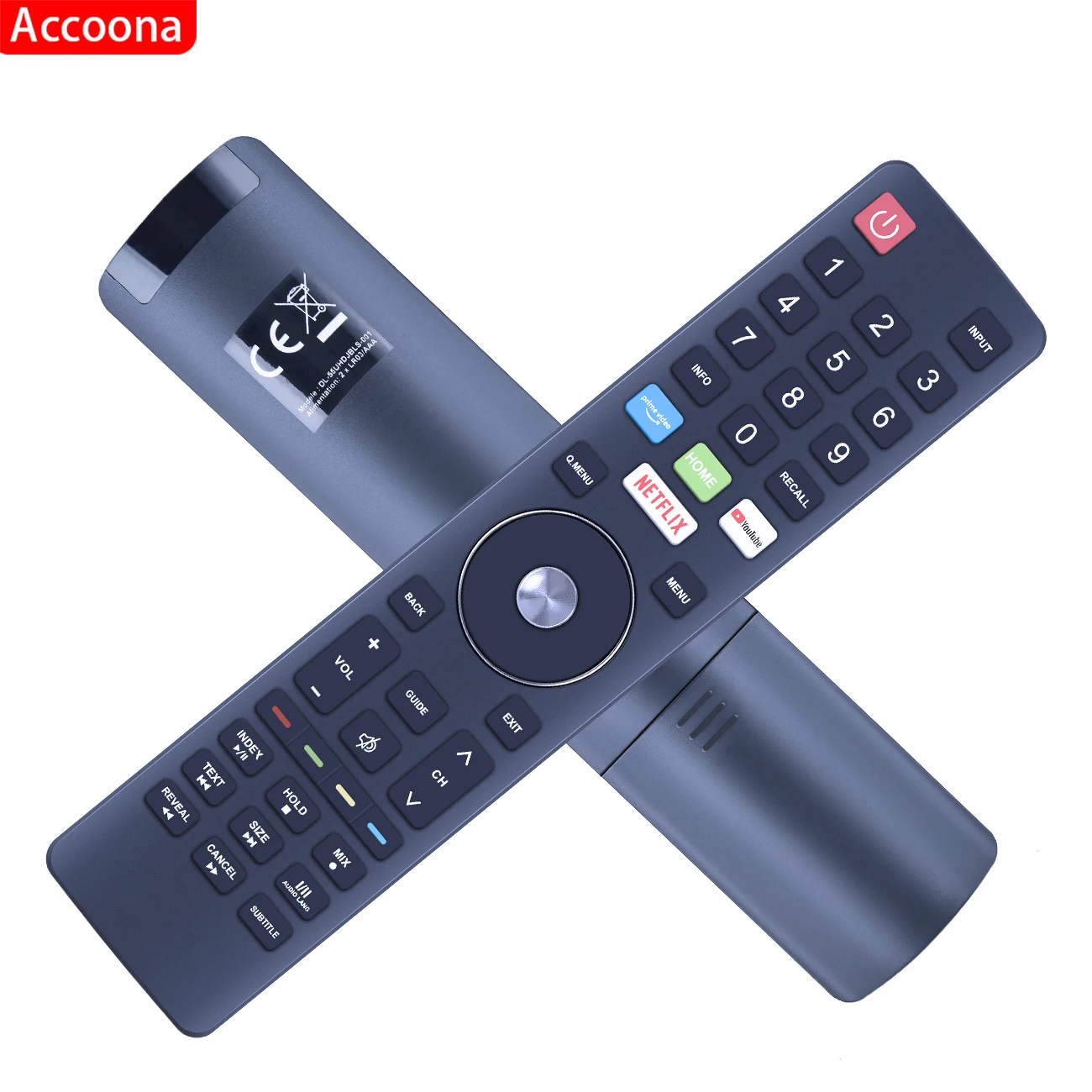 Telecomando per duAL KONKA DL-55UHDJBLS-001 smart tv