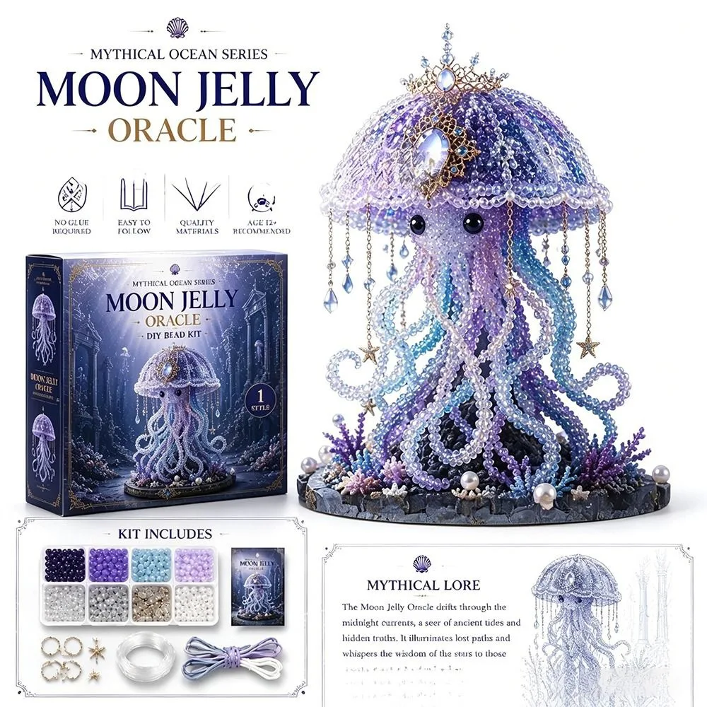 3D Design Ocean Animals Beaded Kits Handmade Beginner Friendly Marine Animal Bead Set Material Package Bead Craftsmanship