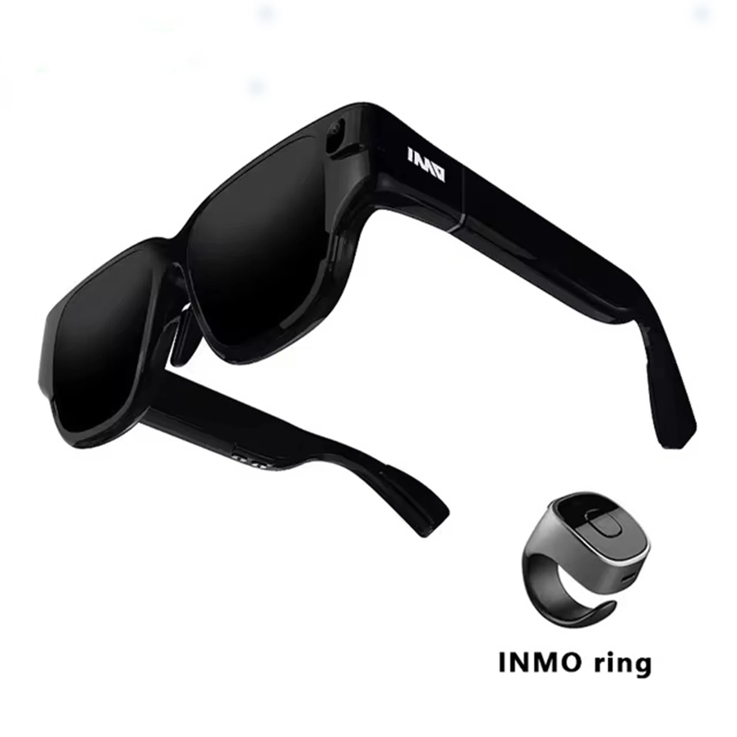 

INMO Air Smart AR Glasses With Ring Translation And Text Prompt 3D With Camera For Movie Watching Full-color True Wireless