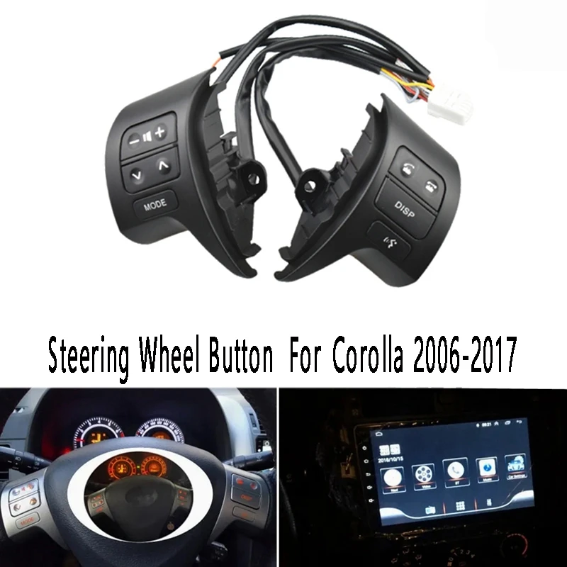 

Multifunction Steering Wheel Button Control Menu Switch Button Volume Switch For Toyota Corolla 2006-2017 8425012020