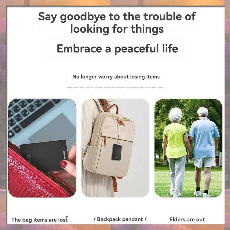 محفظة بطاقات تتبع رفيعة للغاية الأعلى مبيعًا، بطاقة مضادة للخسارة من أجل العثور على جهاز تعقب رفيع للغاية