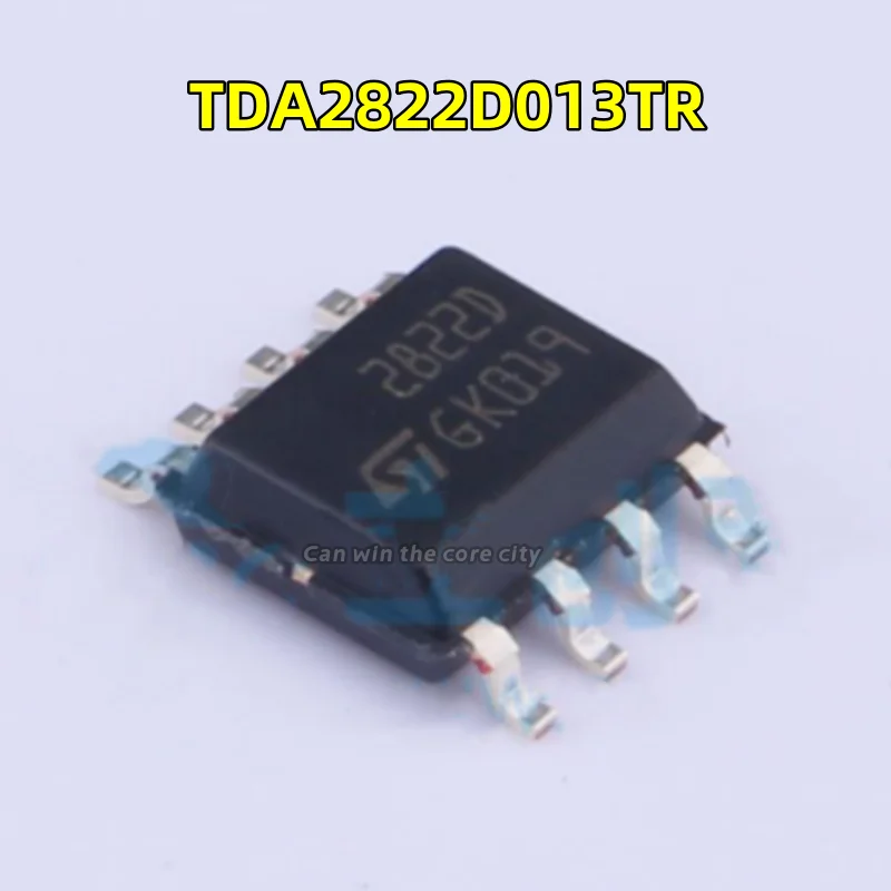 

1-100 PCS/LOT Brand new original TDA2822D013TR SOP8 screen print 2882D linear audio amplifier chip