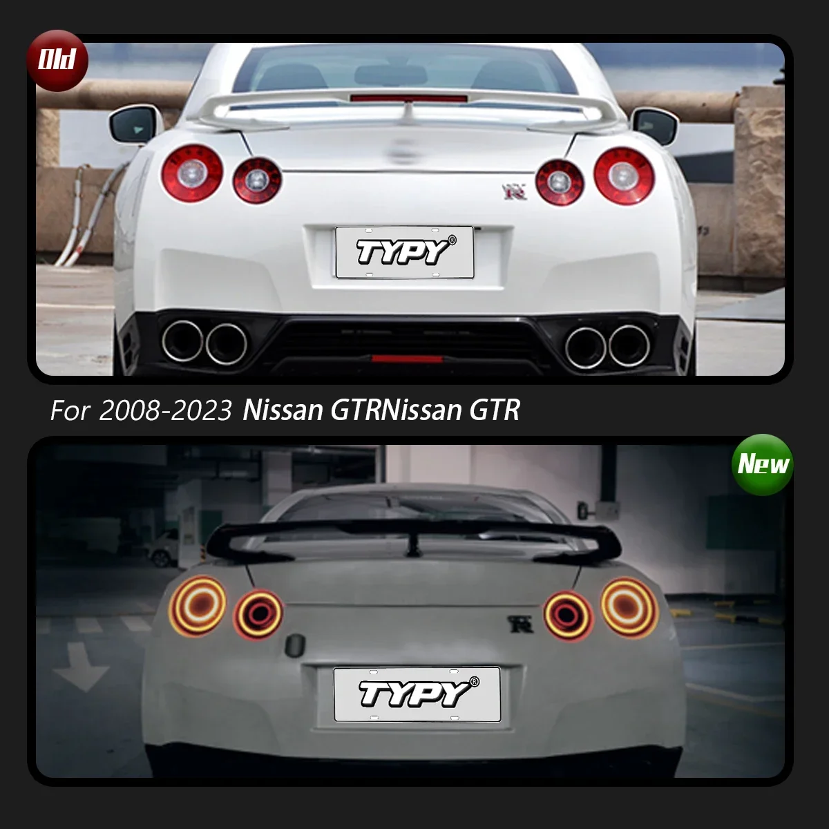 TYPY Original Wholesale Price Auto Taillight Assembly For Nissan GT-R R35 2009-2017 Upgrade Modified LED Taillight