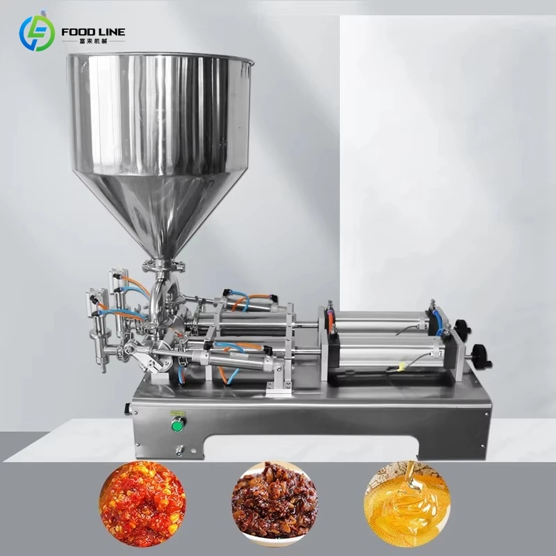 Hot Sale Semi-Automatic Filling Machine For High Viscosity Sauce Paste Glue Gel Quantitative Filling