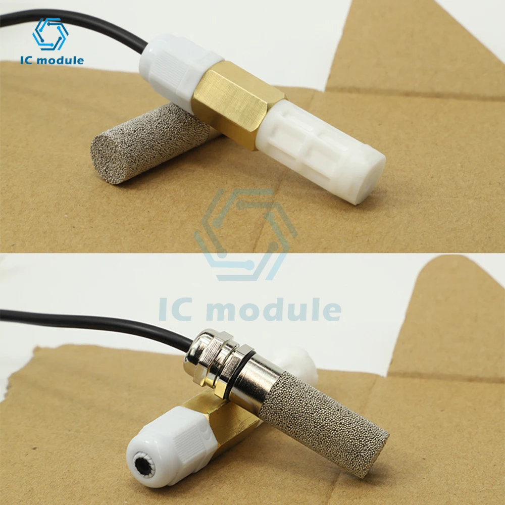 Temperatura e Umidade Sensor Transmissor, Sonda Impermeável, RS485 Collector, DC5-28V