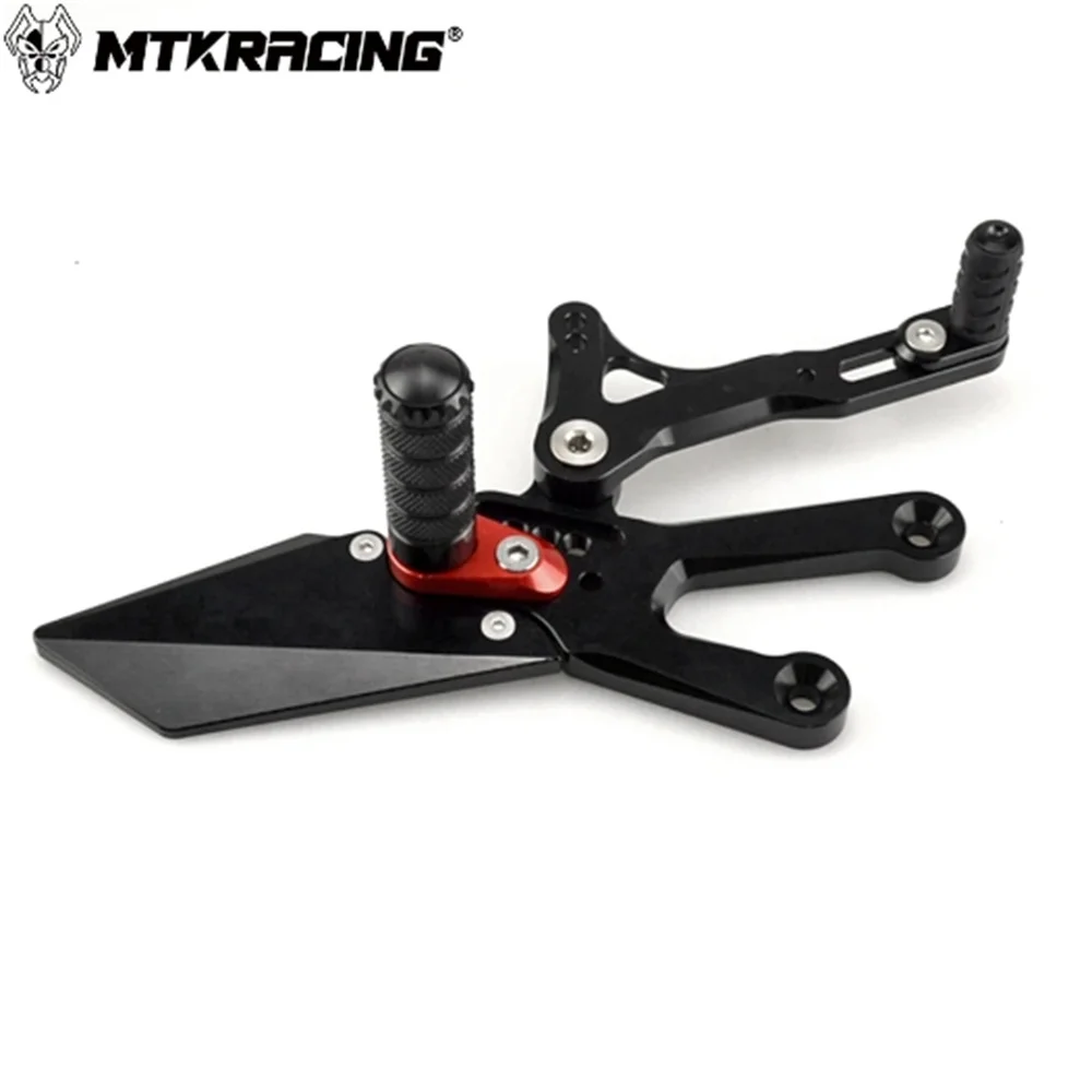 Mtkracing para yamaha YZF-R3 2015-2024 conjuntos traseiros aumentar pedal ajustável rears footpegs alavanca de mudança kit de freio