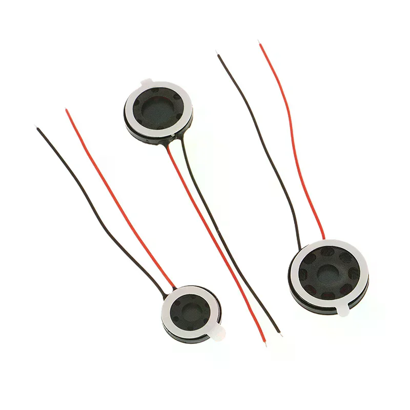 2Pcs Round 8 Ohm 1W Speaker 8ohm 15MM/18MM/20MM Loud Speakers Tablet Mobile Phone Trumpet Horn Small Loudspeaker Audio