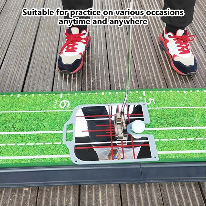 

Putting Mirror Training Aid Acrylic Alignment Training Aid Alignment Training Aid Portable Practice Putting Trainer For