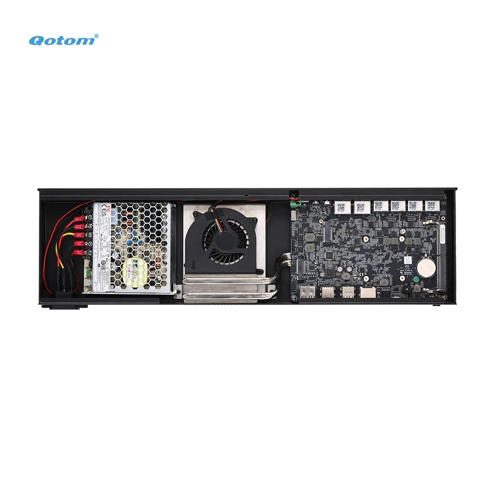 1U Rack Barebone Mini PC Q10900H6 Series N100/ i3-N305 Processor 2x 10G LAN 4x 2.5G LAN DDR5 RAM NVME SSD DIY Soft Router
