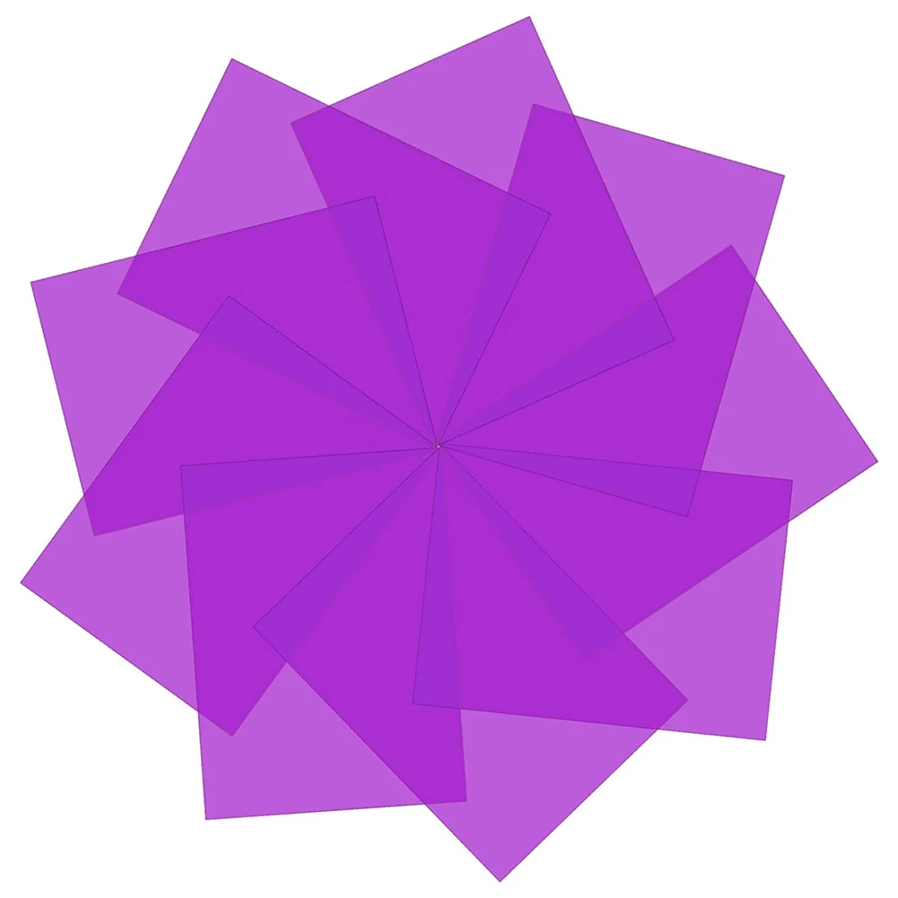 ABRI-9 Piece Color Correction Colored Overlays Film Lighting Gel Filter For Film,Video,Photo,Stage (Purple)