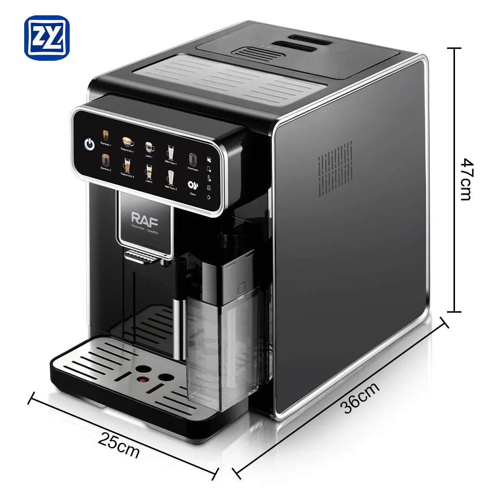Commercial Home Espresso Coffee Maker Bean-to-Cups Touch Screen Machine Electric Power Source for Hotels Manufactured in China