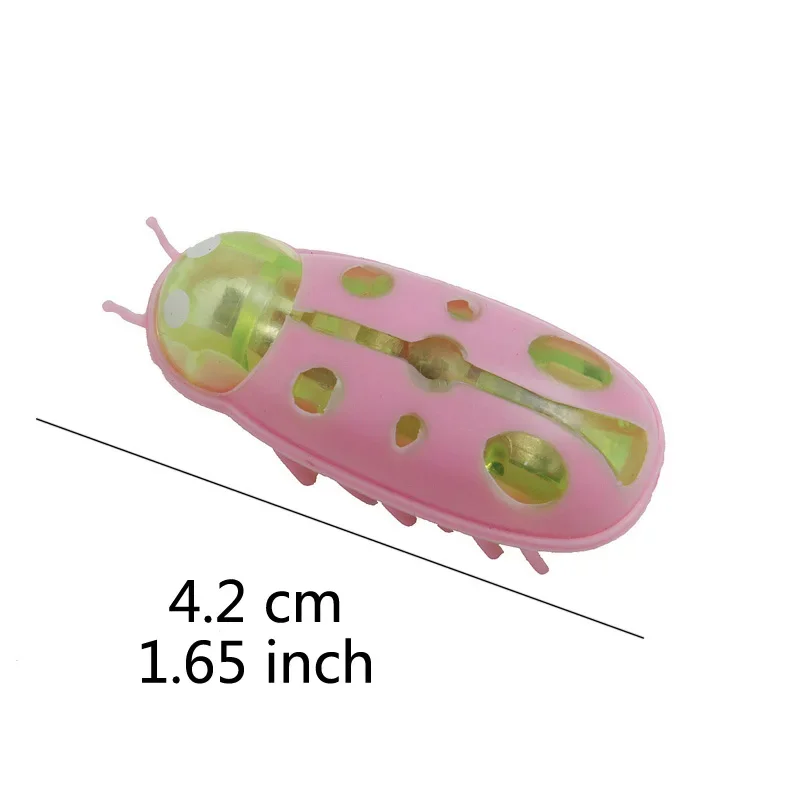 Funny Electric Bugs Catnip Toy Automatic Tunnel Mini Robot Bug Vibration  Insect Toys For Cats Battery Operated Cockroach Ladybug - AliExpress 15