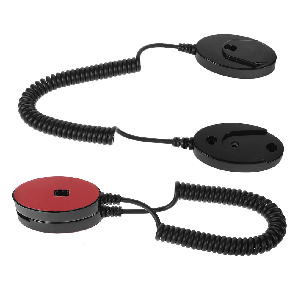 

2pcs -lost Remote Control Cable Leash Spring Wire Retractable Theft Prevention Security Tether for Home Hotel