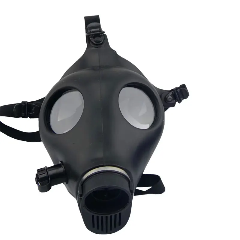 Silica Gel Gas Mask Fetish Latex Rubber Mask Hood Breath Control Conquer Choking Headgear Cosplay Costume Party Wear