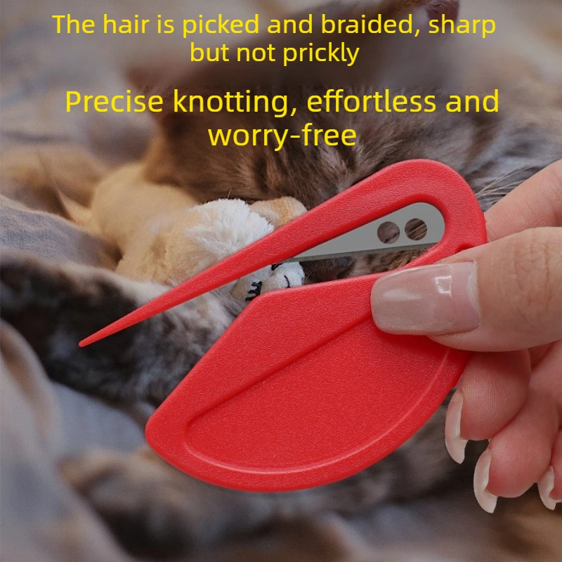 5-Piece Set Of Pet Knot Cutters, Colorful, Perfect Cat Detangling Tool, Small And Sharp Comb Knot Remover, Rope Cutter