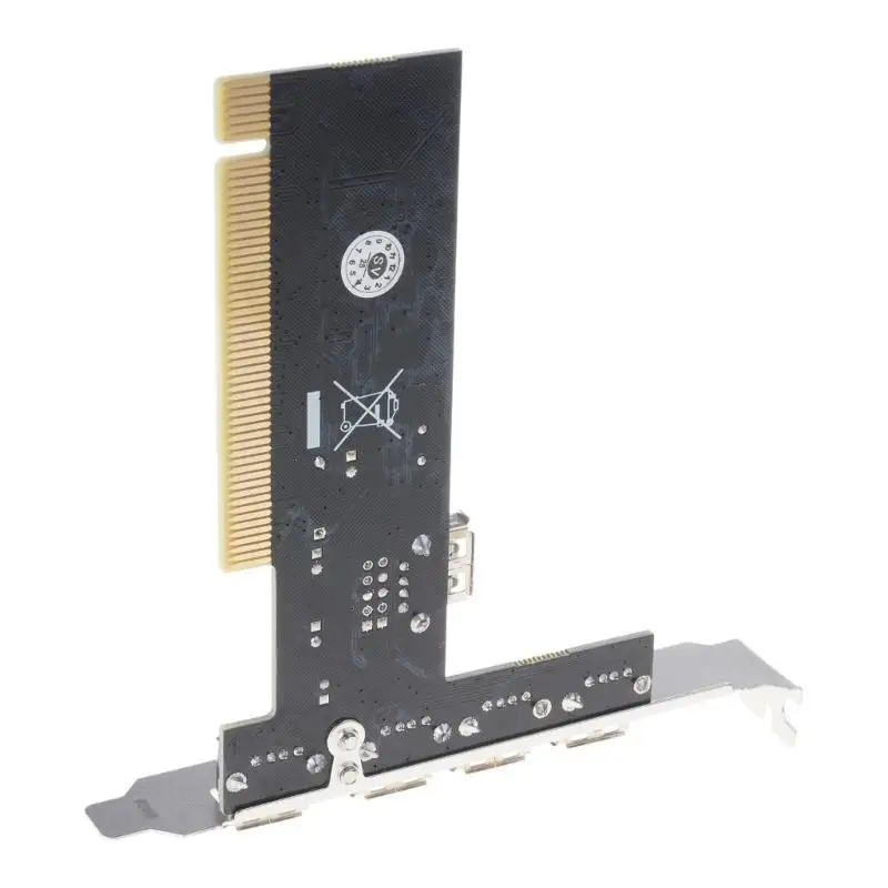 Y1UB PCI naar 4 USB 2.0 uitbreidingskaart Desktopcontroller Ondersteuning 32-bits 33mhz-host