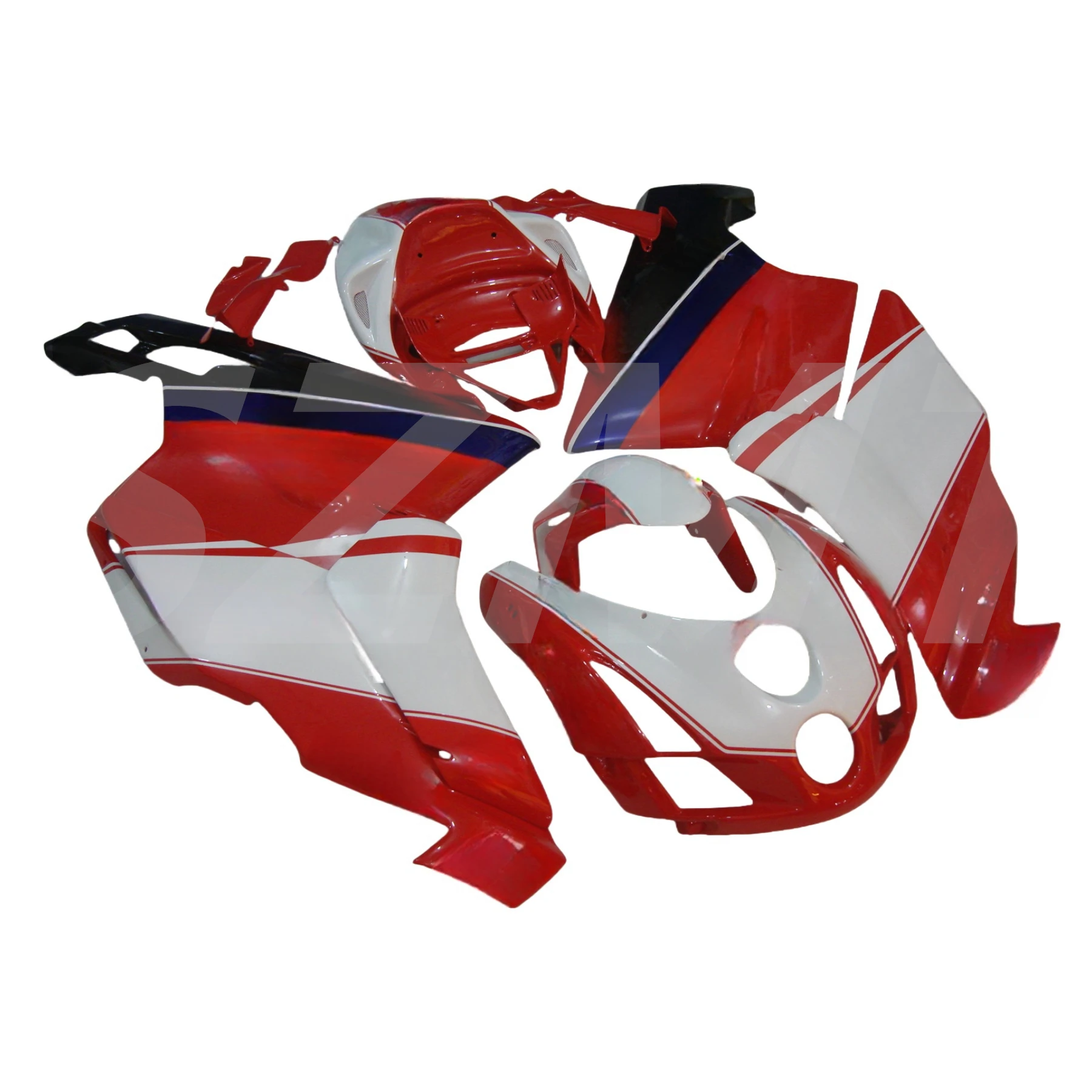 Upgrade Custom Fairings Parts 100% Fit For DUCATI 999 2005 2006 Red White Injection Fairing Kits 05 06 Molding