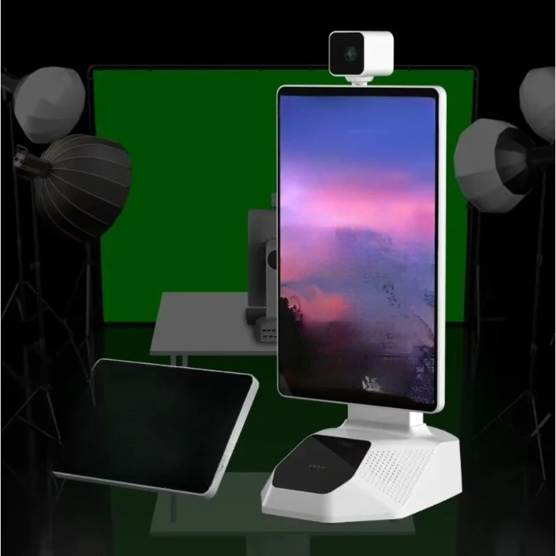 The new professional 15.6-inch live broadcast machine multi-function all-in-one machine desktop beautification effect